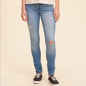 hollister lowrise skinny jeans